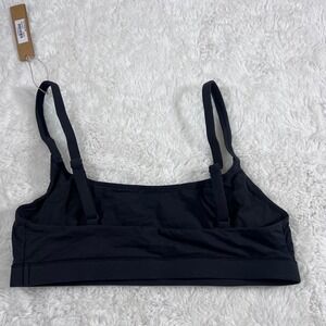Skims Women's Fits Everybody Scoop Neck Bra Onyx Black BR-SCN-2025 Size XS NEW
